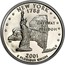 USA Quarter Dollar New York 2001 S KM# 318a NEW YORK 1788 E PLURIBUS UNUM GATEWAY TO FREEDOM coin reverse