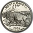 USA Quarter Dollar North Dakota 2006 S KM# 385a NORTH DAKOTA 1889 E PLURIBUS UNUM coin reverse