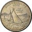 USA Quarter Dollar Rhode Island 2001 P KM# 320 UNITED STATES OF AMERICA QUARTER DOLLAR LIBERTY IN GOD WE TRUST coin obverse