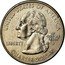 USA Quarter Dollar Rhode Island 2001 P KM# 320 RHODE ISLAND 1790 E PLURIBUS UNUM THE OCEAN STATE coin reverse