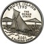 USA Quarter Dollar Rhode Island 2001 S KM# 320a RHODE ISLAND 1790 E PLURIBUS UNUM THE OCEAN STATE coin reverse