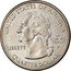 USA Quarter Dollar Vermont 2001 P KM# 321 VERMONT 1791 E PLURIBUS UNUM FREEDOM AND UNITY coin reverse