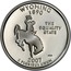 USA Quarter Dollar Wyoming 2007 S KM# 399a WYOMING 1890 E PLURIBUS UNUM THE EQUALITY STATE coin reverse