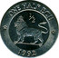 UK 1/2 ECU British Lion 1992 UNC X# 13 ONE HALF ECU 1/2 1992 coin reverse