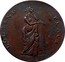 UK 1/2 Penny Middlesex - Duke of York ND  GOD SEND PEACE coin reverse