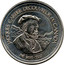 Canada 1 Dollar Jacques Cartier - 24 juillet 1534 1984 JACQUES CARTIER DECOUVREUR DU CANADA - NE 1491-1557 coin obverse