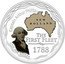 Australia 1 Dollar The First Fleet 2008 Proof CAPTAIN ARTHUR FILLIP THE FIRST FLEET 1788 1 OZ 999 SILVER coin reverse