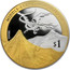 New Zealand $1 The Desolation of Smaug - Smaug and the Lonely Mountain 2013 MIDDLE-EARTH - NEW ZEALAND $1 WBEI coin reverse
