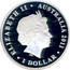 Australia $1 Tree Frog & Greater Blue Mountains 2011 P UNC ELIZABETH II AUSTRALIA 2011 IRB coin obverse