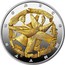 Ukraine 10 Hryven The Wheel Of Life 2017 Proof КОЛЕСО ЖИТТЯ coin reverse