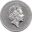 UK 100 Pounds Queen's Beasts (Griffin) 2018 ELIZABETH II D G REG F D 100 POUNDS J.C coin obverse