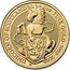 UK 100 Pounds Queen's Beasts (Unicorn) 2018 UNICORN OF SCOTLAND 1OZ ∙ FINE GOLD ∙ 999.9 ∙ 2018 JC coin reverse