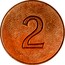New Zealand 2 Cents Pattern ND (1966) Pattern 2 coin obverse