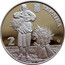 Ukraine 2 Hryvni Tetyana Yablonska 2017 lily Special Uncirculated УКРАЇНА 2 ГРИВНІ 2017 coin obverse