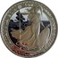 UK 2 Pounds Britannia Bi-Plane 2014 'BRITANNIA'2014' 1OZ '999'FINE'SILVER' NATHAN coin reverse