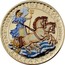 UK 2 Pounds Britannia in chariot 2009 KM# 1000b ONE'OUNCE'FINE'SILVER'2009 BRITANNIA coin reverse