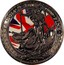 UK 2 Pounds Patriotic Britannia 2014 'BRITANNIA'2014' 1OZ '999'FINE'SILVER' NATHAN coin reverse