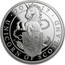 UK 2 Pounds Queen's Beast Unicorn 2017 ∙20 17∙ UNICORN OF SCOTLAND JC coin reverse