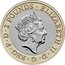 UK 2 Pounds (Shakespeare - Tragedies) ELIZABETH II. D.G.REG.F.D.2 POUNDS. J.C coin obverse