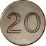 New Zealand 20 Cents Pattern ND (1966) Pattern 20 coin obverse
