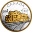Canada 20 Dollars Locomotives Across Canada RS20 2017 Proof CANADA RS20 coin reverse