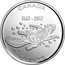 Canada 5 Cents 150th Anniversary of Canada 2017 CANADA 1867-2017 5 CENTS GG coin reverse