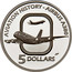 Australia 5 Dollars Aviation History Airbus A380 2008 Proof KM# 1073 AVIATION HISTORY - AIRBUS A380 5 DOLLARS coin reverse