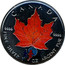 Canada 5 Dollars Red Maple Leaf 2002 UNC CANADA FINE SILVER 1 OZ ARGENT PUR 9999 9999 coin reverse