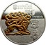 Ukraine 5 Hryven Deer 2016 Special Uncirculated УКРАЇНА 2016 5 ГРИВЕНЬ coin obverse