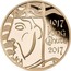 UK 5 Pounds 1000th Coronation of King Canute 2017 Proof 1017 KING CANUTE 2017 coin reverse