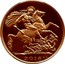 UK 5 Pounds Butler effigy - Sovereign series 2016 Proof 2016 B.P. coin reverse