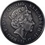 UK 5 Pounds Queen's Beasts The Dragon (Antique Finish) 2017 Antique 5 POUNDS ELIZABETH II D G REG F D J.C coin obverse
