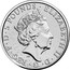 UK 5 Pounds Queen's Beasts The Dragon (Colorized) 2017 5 POUNDS ELIZABETH II D G REG F D J.C coin obverse