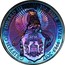 UK 5 Pounds Queen's Beasts The Griffin (Rainbow Finish) 2017 GRIFFIN OF EDWARD III 2 OZ FINE SILVER 999.9 2017 JC coin reverse