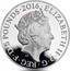 UK 5 Pounds The Queen's 90th Birthday 2016 Proof ELIZABETH II.D.G.REG.F.D.5 POUNDS.2016. JC coin obverse