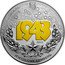 Ukraine 50 Hryven Battle of the Dnieper 2013 Special Uncirculated НАЦІОНАЛЬНИЙ БАНК УКРАЇНИ 1943 2013 П'ЯТДЕСЯТ ГРИВЕНЬ coin obverse