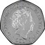 UK 50 Pence (150th Anniversary of Beatrix Potter) ELIZABETH II.D.G.REG.F.D.50 PENCE.2016 J.C coin obverse