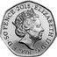 UK 50 Pence Battle of Britain 2015  ELIZABETH∙II∙D∙G REG∙F∙D∙50 PENCE∙2015 JC coin obverse