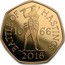 UK 50 Pence (Battle of Hastings) BATTLE OF HASTINGS 2016 10 66 JB coin reverse