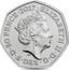 UK 50 Pence (Benjamin Bunny) ELIZABETH II∙D∙G∙REG∙F∙D∙50 PENCE∙2017∙ J.C coin obverse