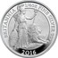 UK 50 Pence Britannia 2016 BRITANNIA 1/4 OZ FINE SILVER 999 2016 coin reverse