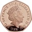 UK 50 Pence Peter Rabbit 2018 Proof ELIZABETH II D G REG F D 50 PENCE 2018 J.C coin obverse