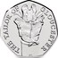 UK 50 Pence (Tailor of Gloucester) THE TAILOR OF GLOUCESTER coin reverse