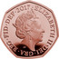 UK 50 Pence The Tale of Peter Rabbit 2017 Proof ELIZABETH II DEI GRA REG FID DEF 2017 J.C coin obverse