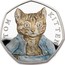 UK 50 Pence Tom Kitten 2017 TOM KITTEN en coin reverse