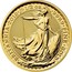 UK 50 Pounds Britannia 2018 BU 'BRITANNIA'2018' 1/2OZ '999.9'FINE'GOLD' NATHAN coin reverse
