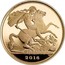 UK Double Sovereign Queen Elizabeth II 90th Birthday 2016 Proof 2016 BP coin reverse