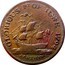 UK Farthing Hampshire - Admiral Earl Howe 1794  GLORIOUS 1ST OF IUNE, 1794 FARTHING coin reverse