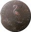 UK Farthing Middlesex - George and Carolina 1795  PAYABLE IN LONDON * 1795 coin reverse