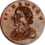 UK Farthing Social Series - Newton (Britania) 1793  IC. NEWTON. coin obverse